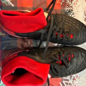 Nike Kids Shoes Black and Red